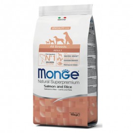 Kutya eledel MONGE Dog Salmon and rice (2,5 / 15 kg)