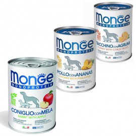 Kutya eledel MONGE Dog Mono Fruits (400 g)
